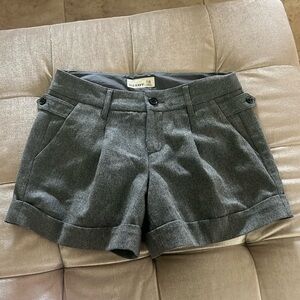 Wool Gray Shorts